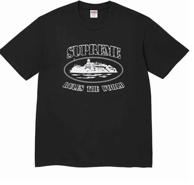 L FW23 Printed Short M Devil's TEE THE Island S TEE XL CORTEIZ Black WORLD Sleeve RULE 0721